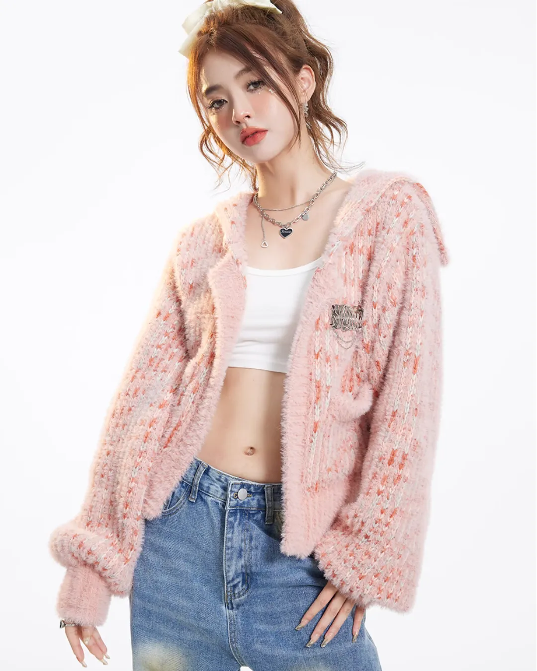 Fuzzy Tiger Cardigan