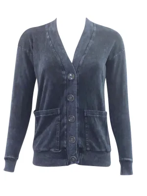Hard Tail Relaxed Fit Cotton Cardigan (T-241)