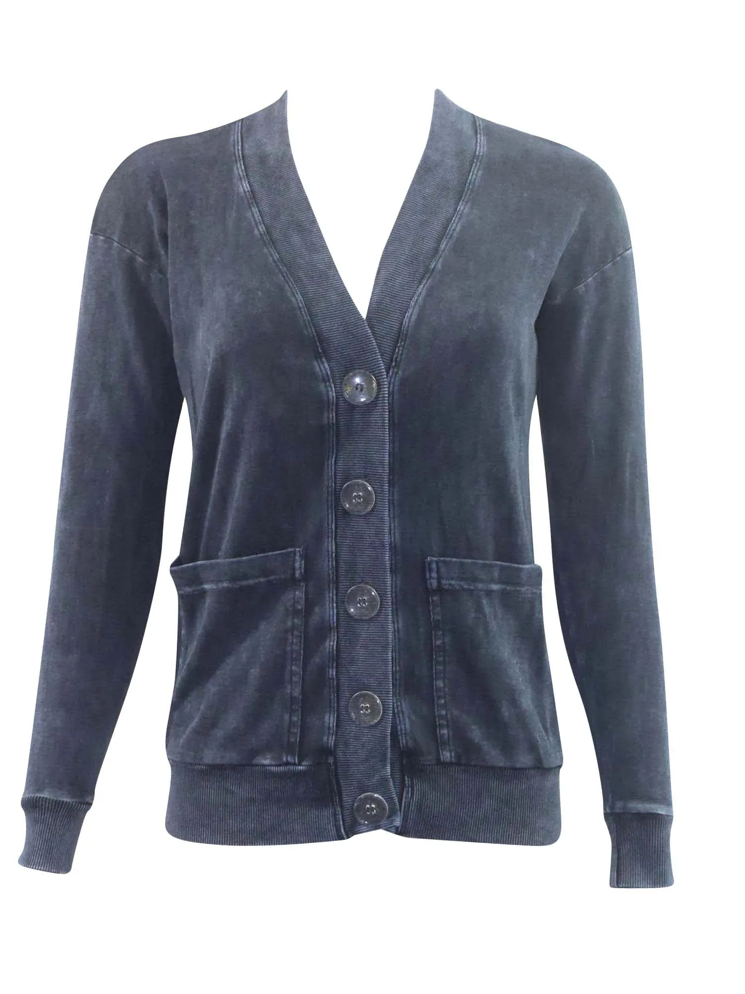 Hard Tail Relaxed Fit Cotton Cardigan (T-241)