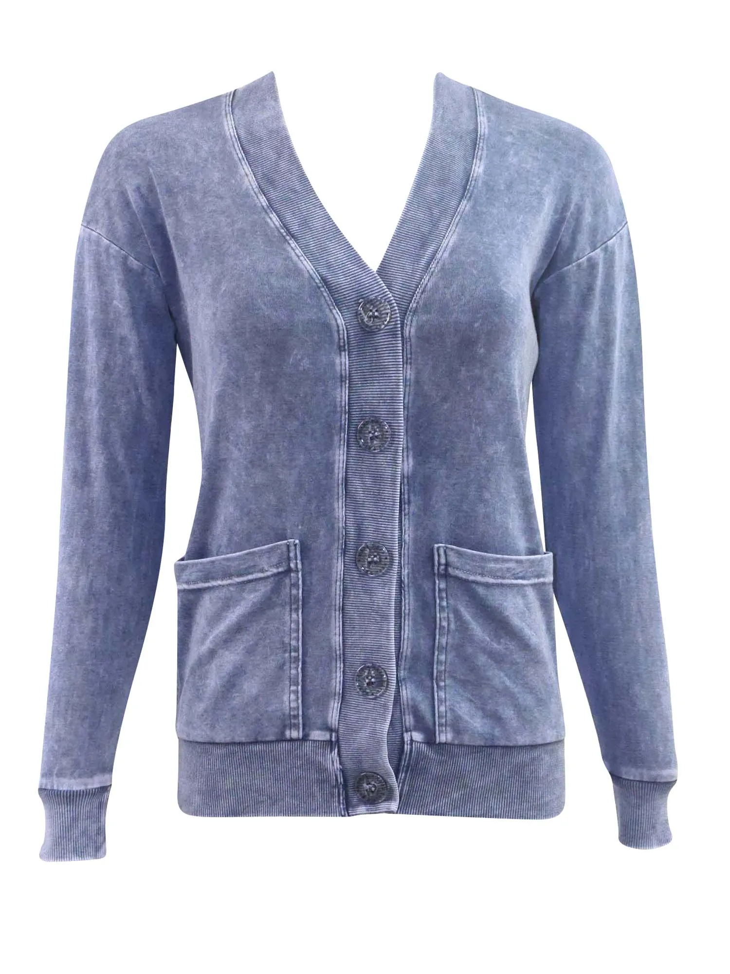 Hard Tail Relaxed Fit Cotton Cardigan (T-241)
