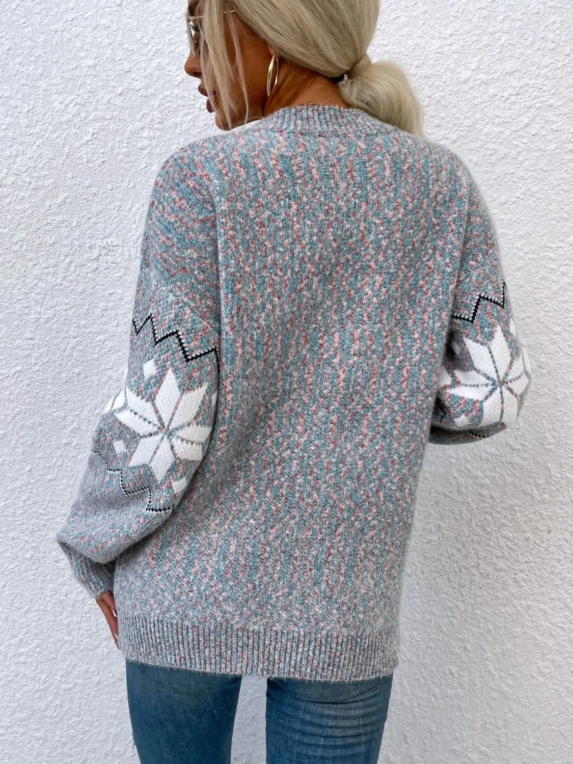 Heathered pocketed cardigan - soft & stylish
