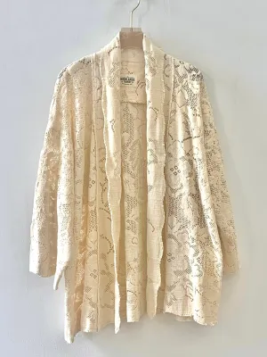 Heirloom Crochet Jacket (Natural)