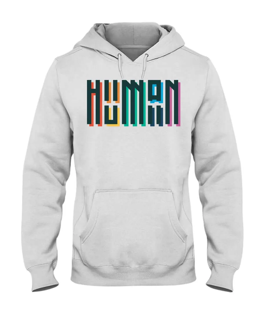 Human Rainbow Hoodie | LGBT  Merch | Unisex Gay Pride Hoodie