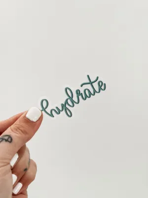 Hydrate Sticker Hydrate Sticker