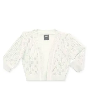 Katie J NYC Juniors Goldie Short Sleeve Cardigan