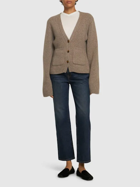 Khaite   Scarlett cashmere knit cardigan 
