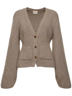 Khaite   Scarlett cashmere knit cardigan 
