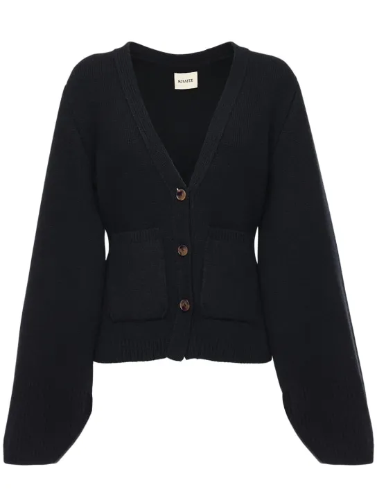 Khaite   Scarlett cashmere knit cardigan 