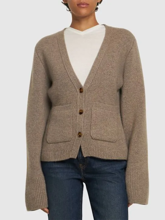 Khaite   Scarlett cashmere knit cardigan 