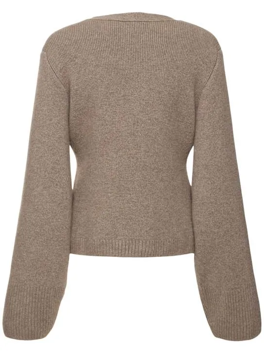 Khaite   Scarlett cashmere knit cardigan 