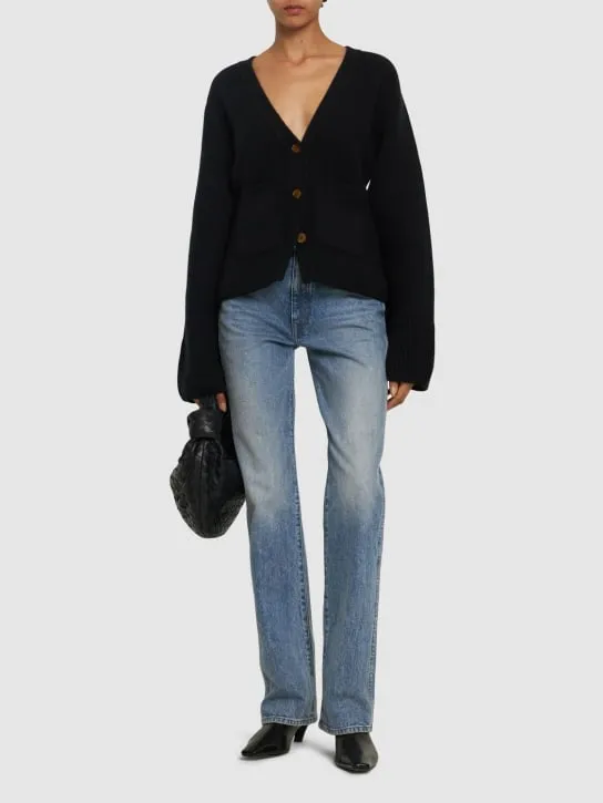Khaite   Scarlett cashmere knit cardigan 