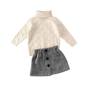 Lana Plaid Mini Skirt Set