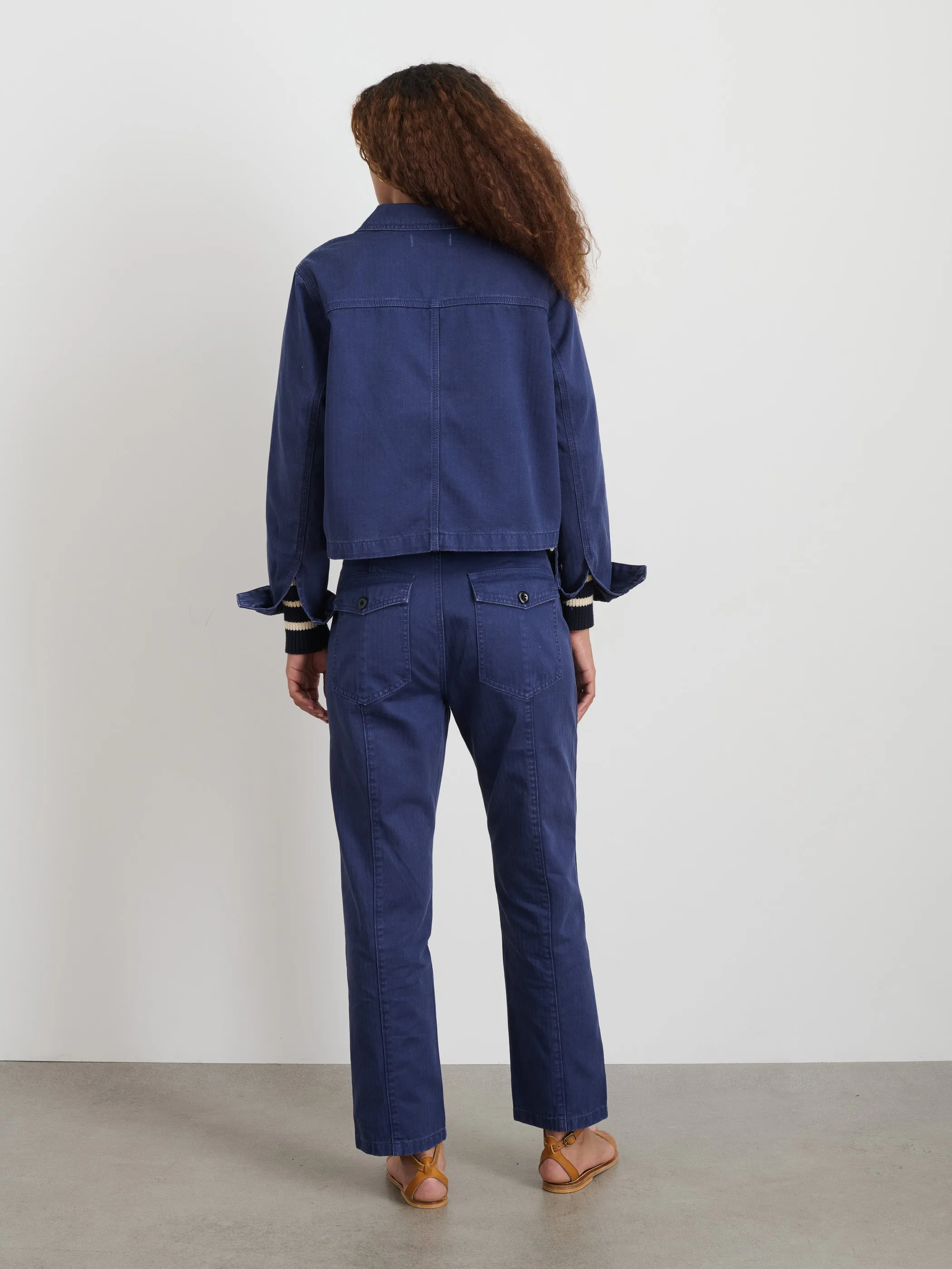 Marfa Work Jacket In Herringbone