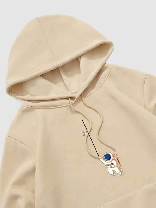 Men's Astronaut Print Hoodie