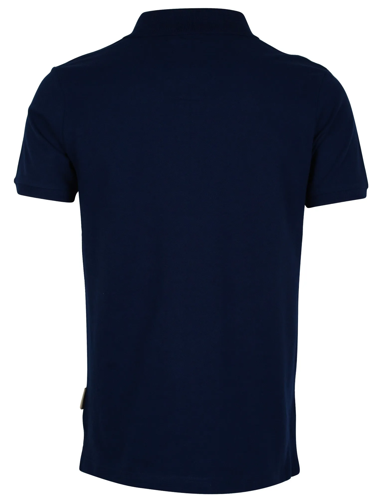 Men's striped undercollar navy polo shirt - Tokyo Laundry