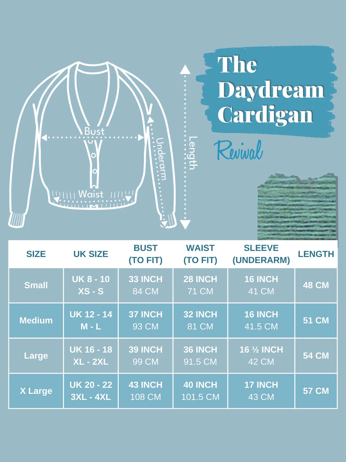 Midcentury Vintage Daydream Cardigan in Jitterbug