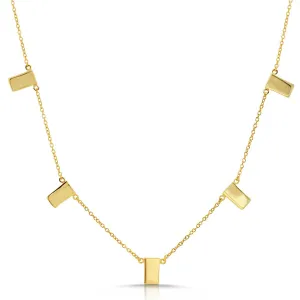 Mini Plate Necklace
