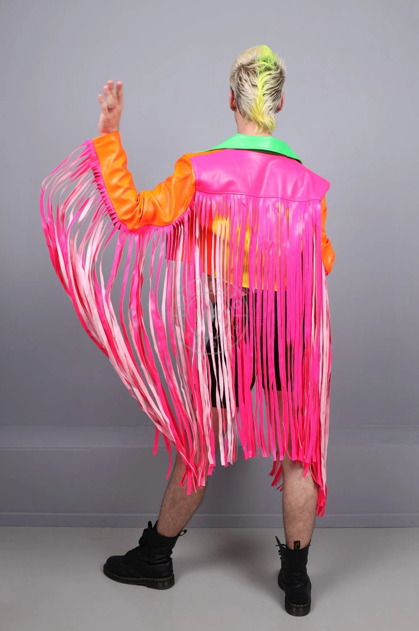 MR. Cropped Fringe Jacket - PROUD