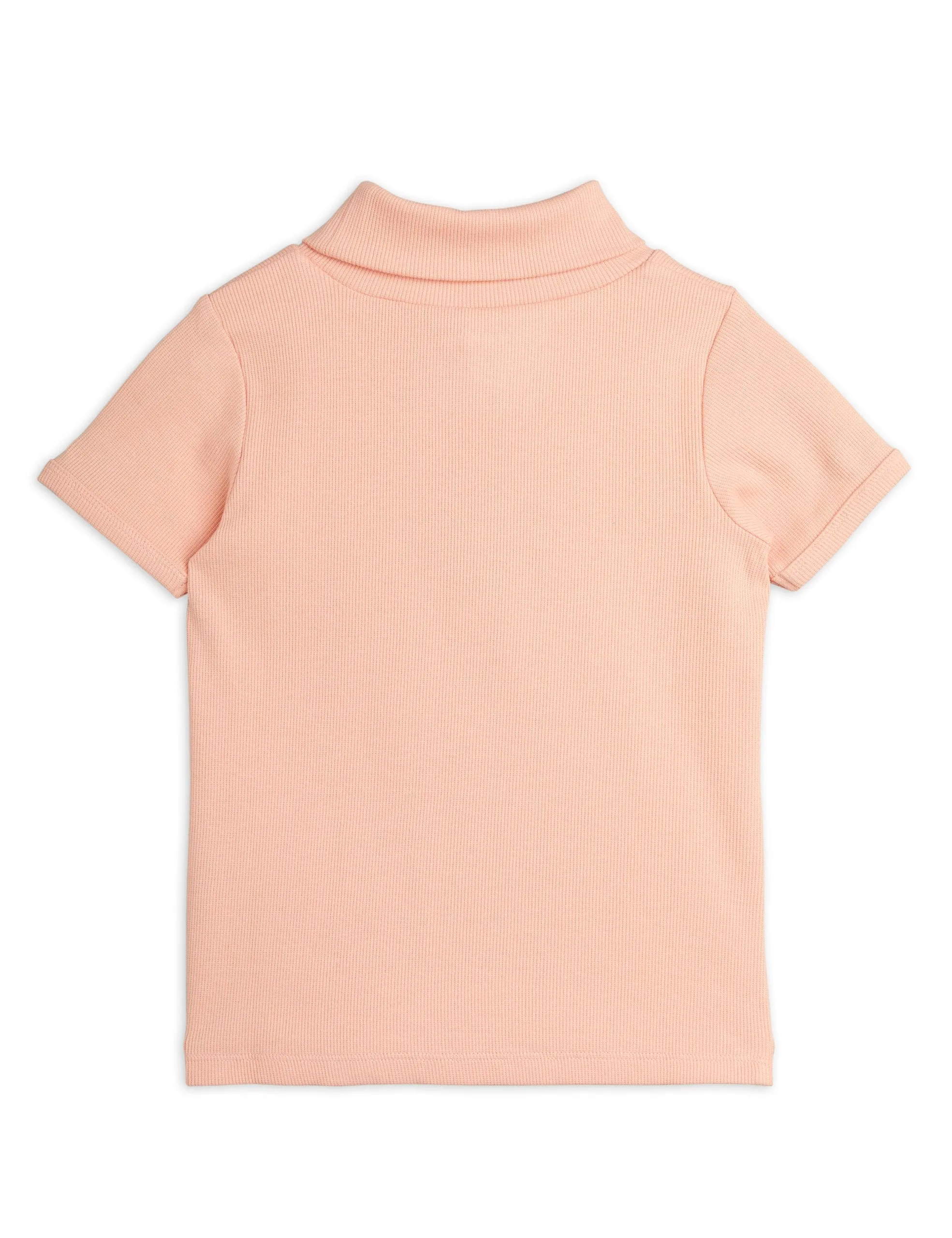 MR Solid Rib Turtleneck SS Tee