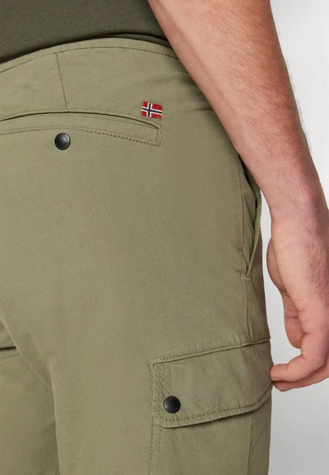 Napapijri Mens Dease Trousers Green Lichen