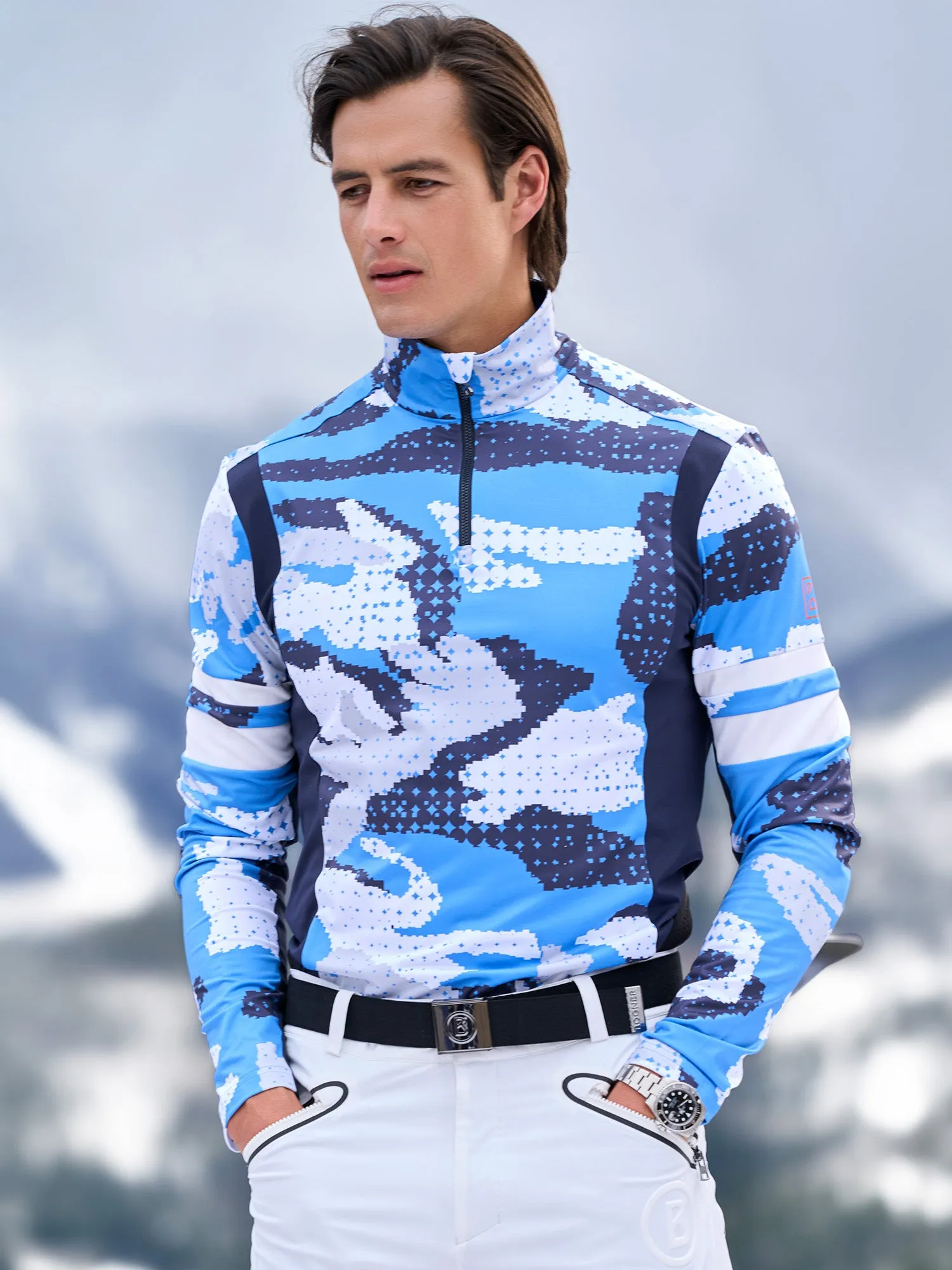 Nerus Camo Jersey Tec Turtleneck