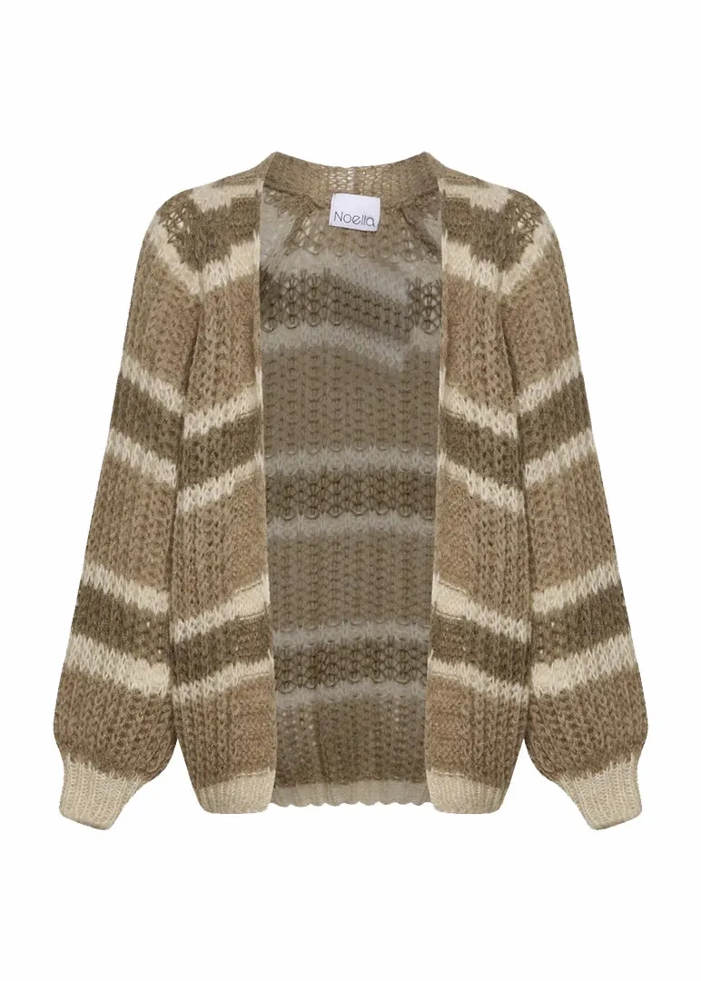 Noella Vera Knit Cardigan Brown/Camel/Sand