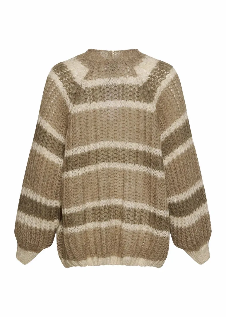 Noella Vera Knit Cardigan Brown/Camel/Sand