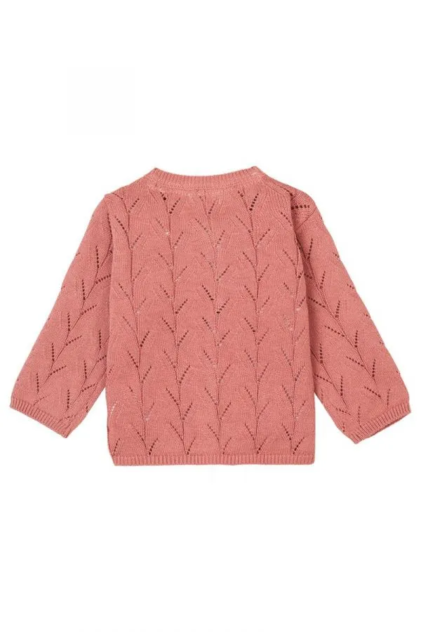 Noppies Long Sleeve Cardigan Feternes - Old Rose