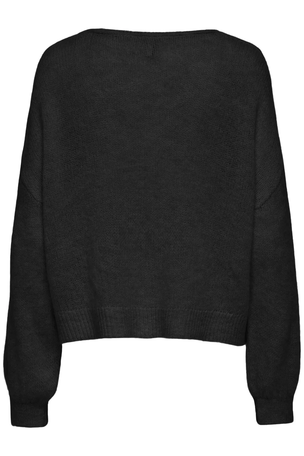 Only - Onlmuline Ls String Cardigan Knt - 4815593 Black
