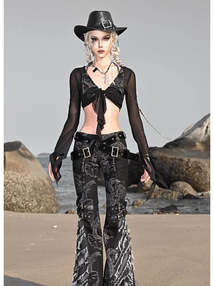 Original Mesh Short Cardigan