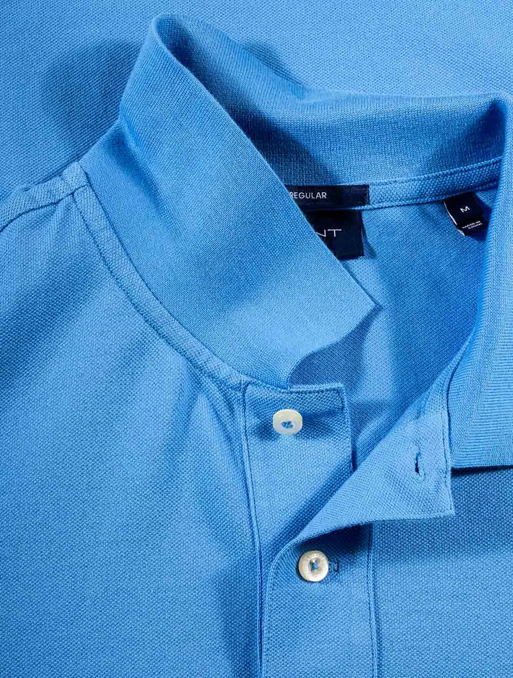 Original Pique SS Rugger Pacific Blue