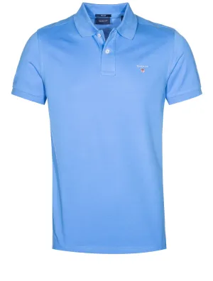 Original Pique SS Rugger Pacific Blue