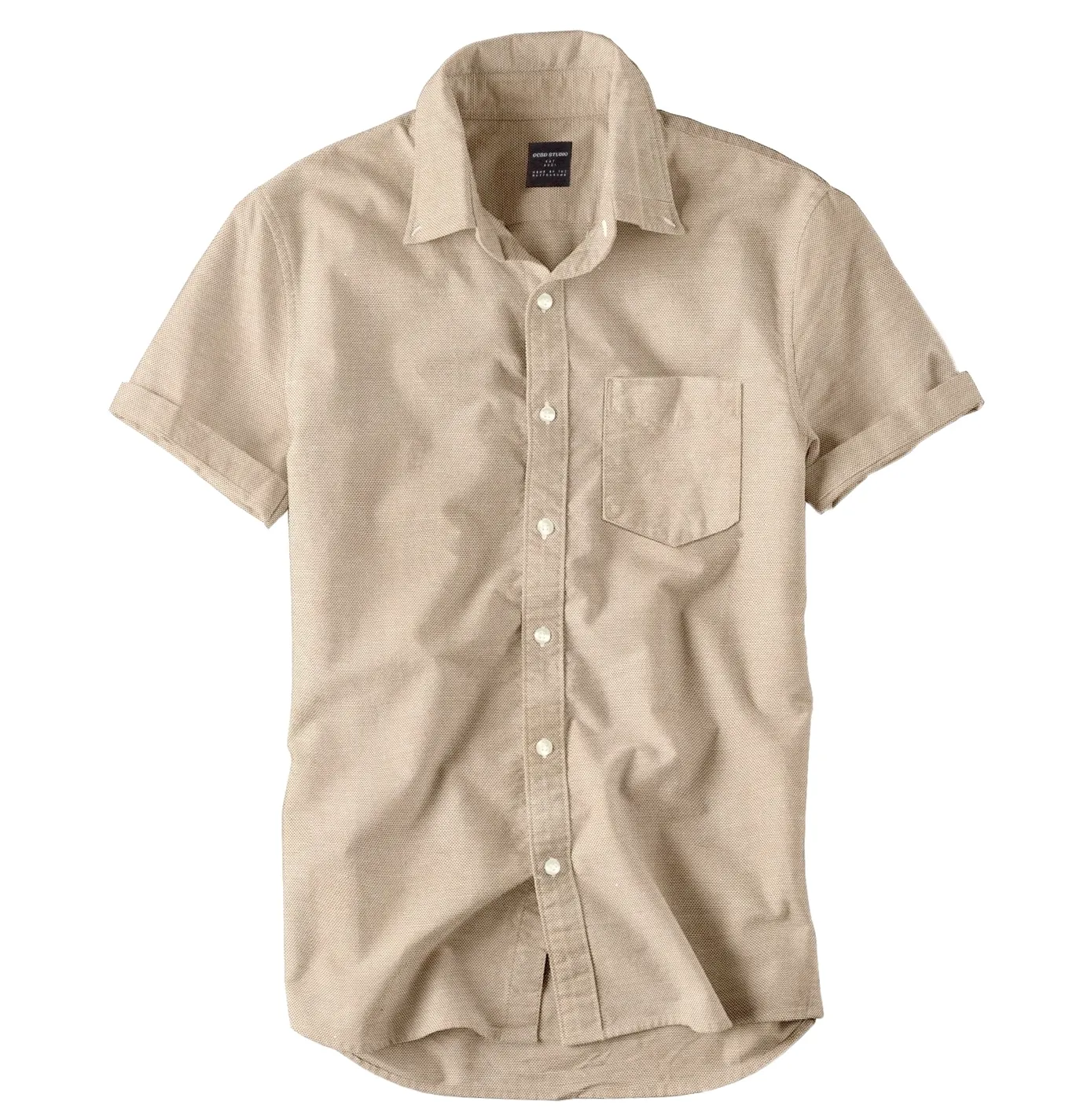Oxford Button-Down - Short Sleeve - Tan