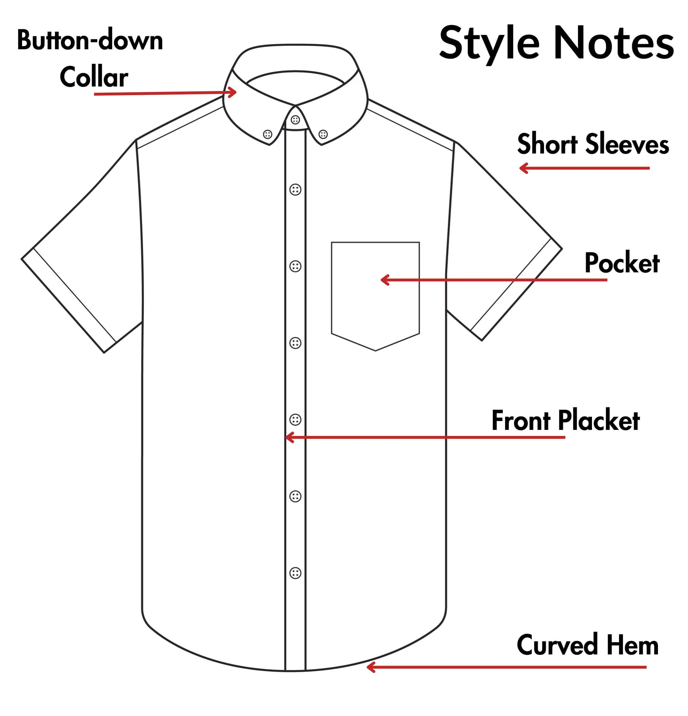 Oxford Button-Down - Short Sleeve - Tan