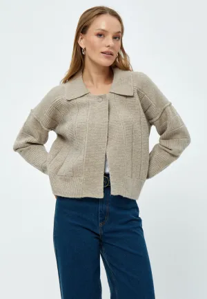 Pam GRS Knit Cardigan - Feather Gray