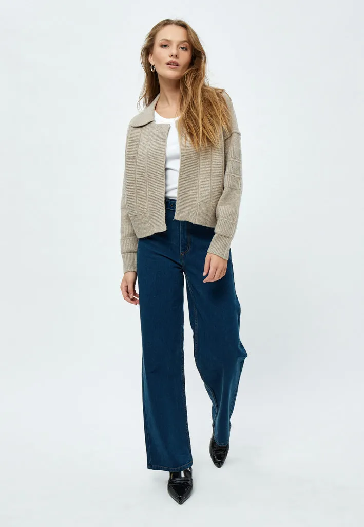 Pam GRS Knit Cardigan - Feather Gray