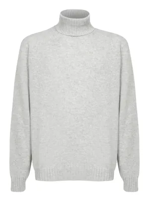 Pearl Cashmere Turtleneck Sweater