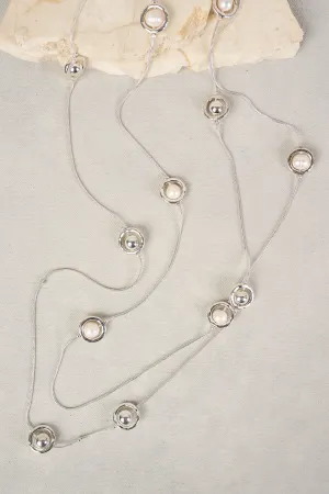 Pearl Double Layer Necklace