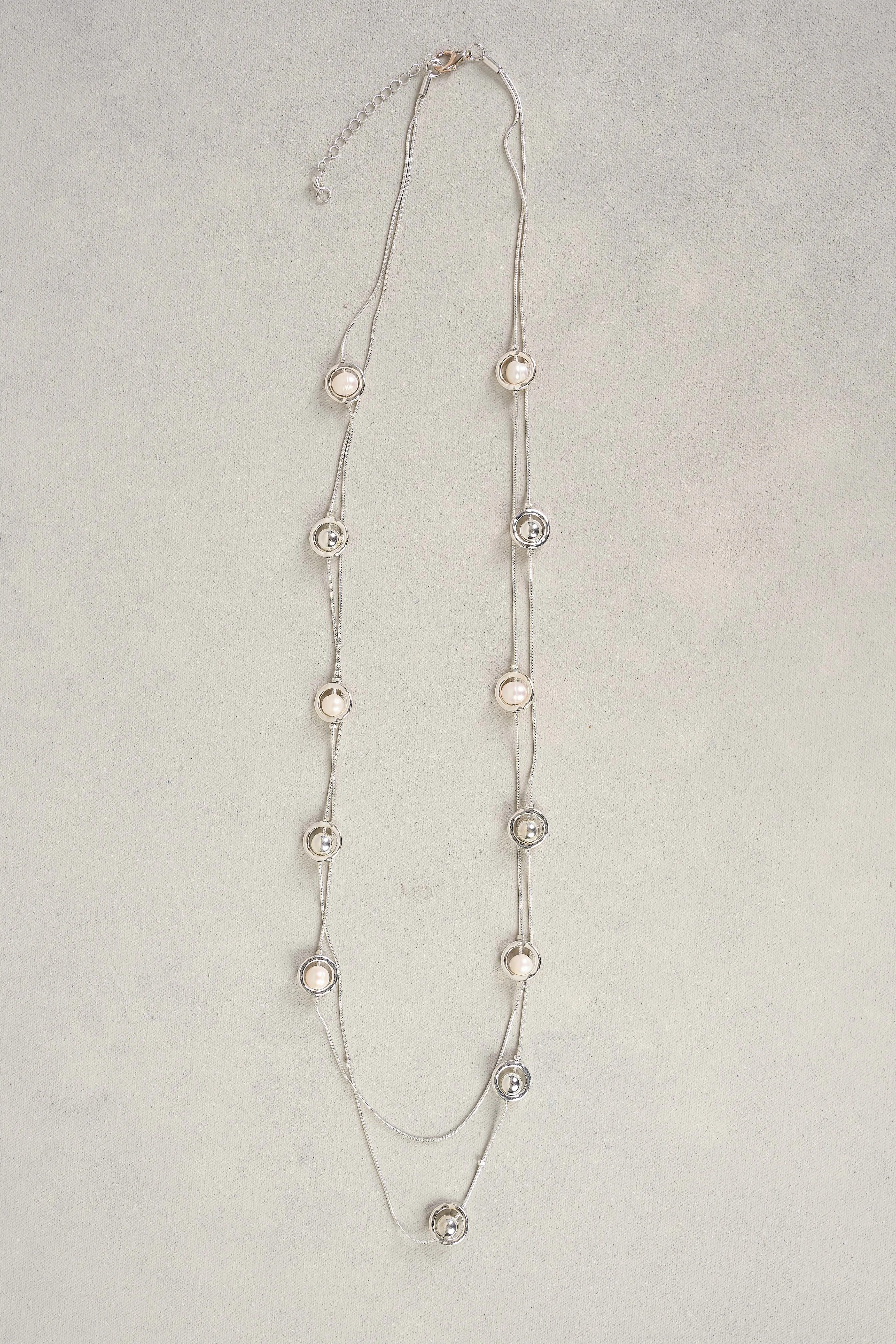 Pearl Double Layer Necklace