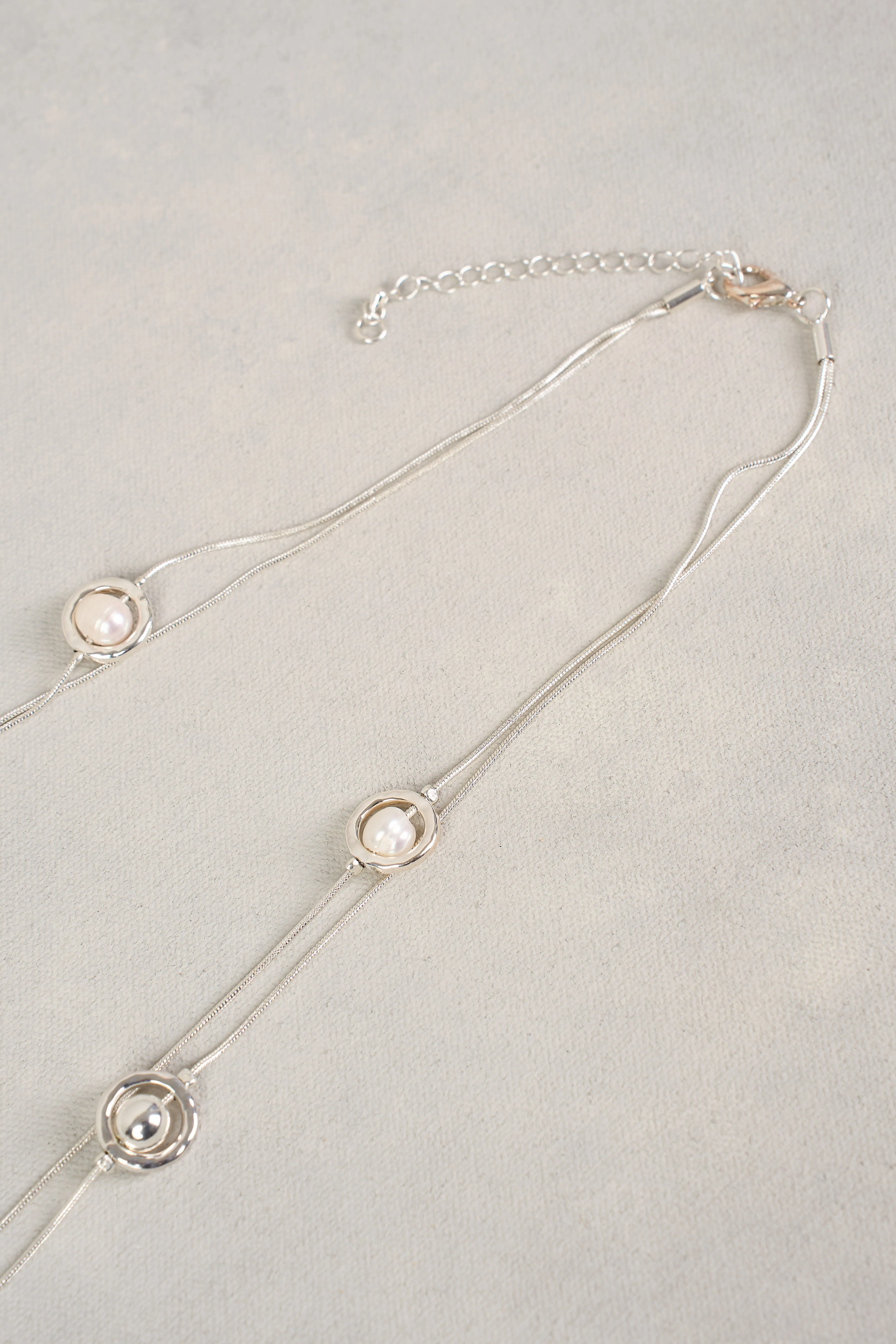 Pearl Double Layer Necklace