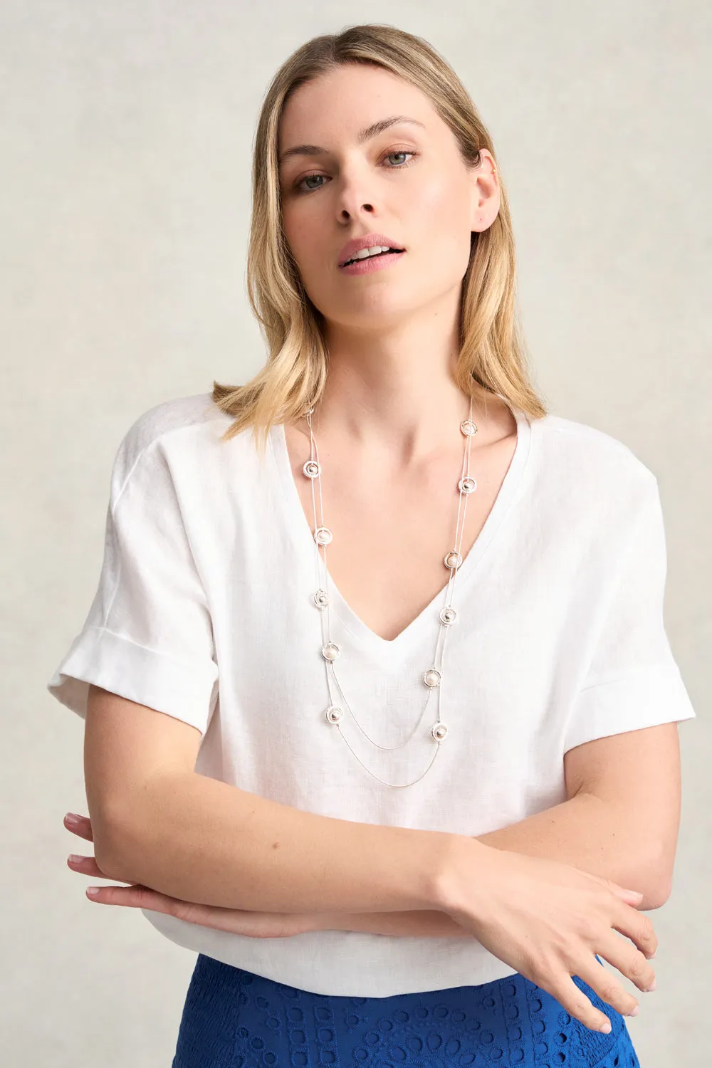 Pearl Double Layer Necklace