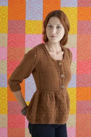 Peplum Cardigan (Knit)
