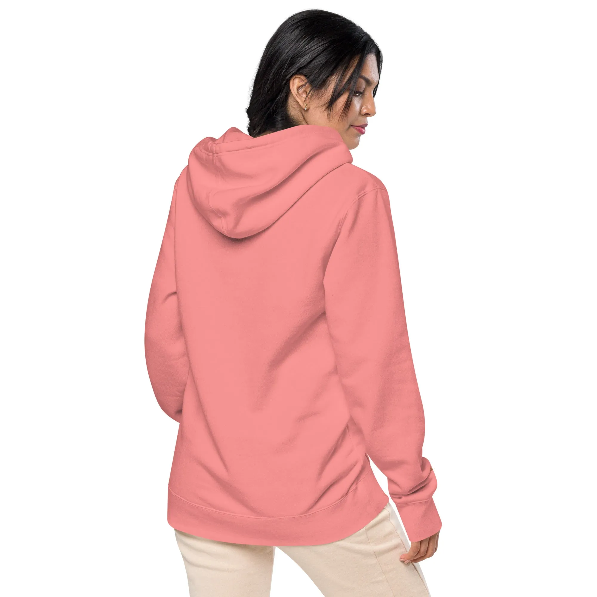 Pet Lovers Love Paw Design Unisex Pigment-Dyed Hoodie