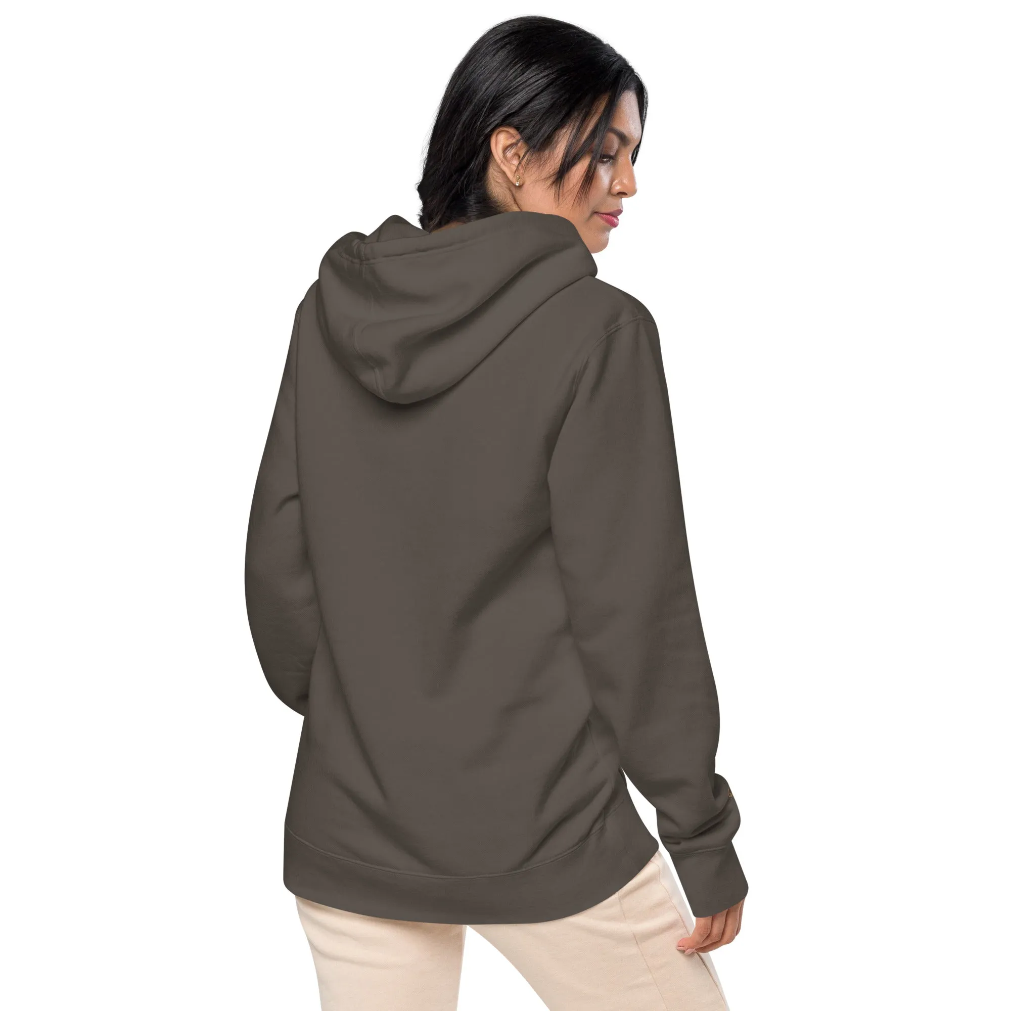 Pet Lovers Love Paw Design Unisex Pigment-Dyed Hoodie