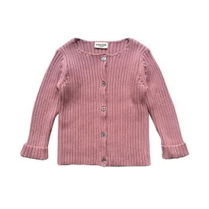 Ponchik Cardigan - Rosewood