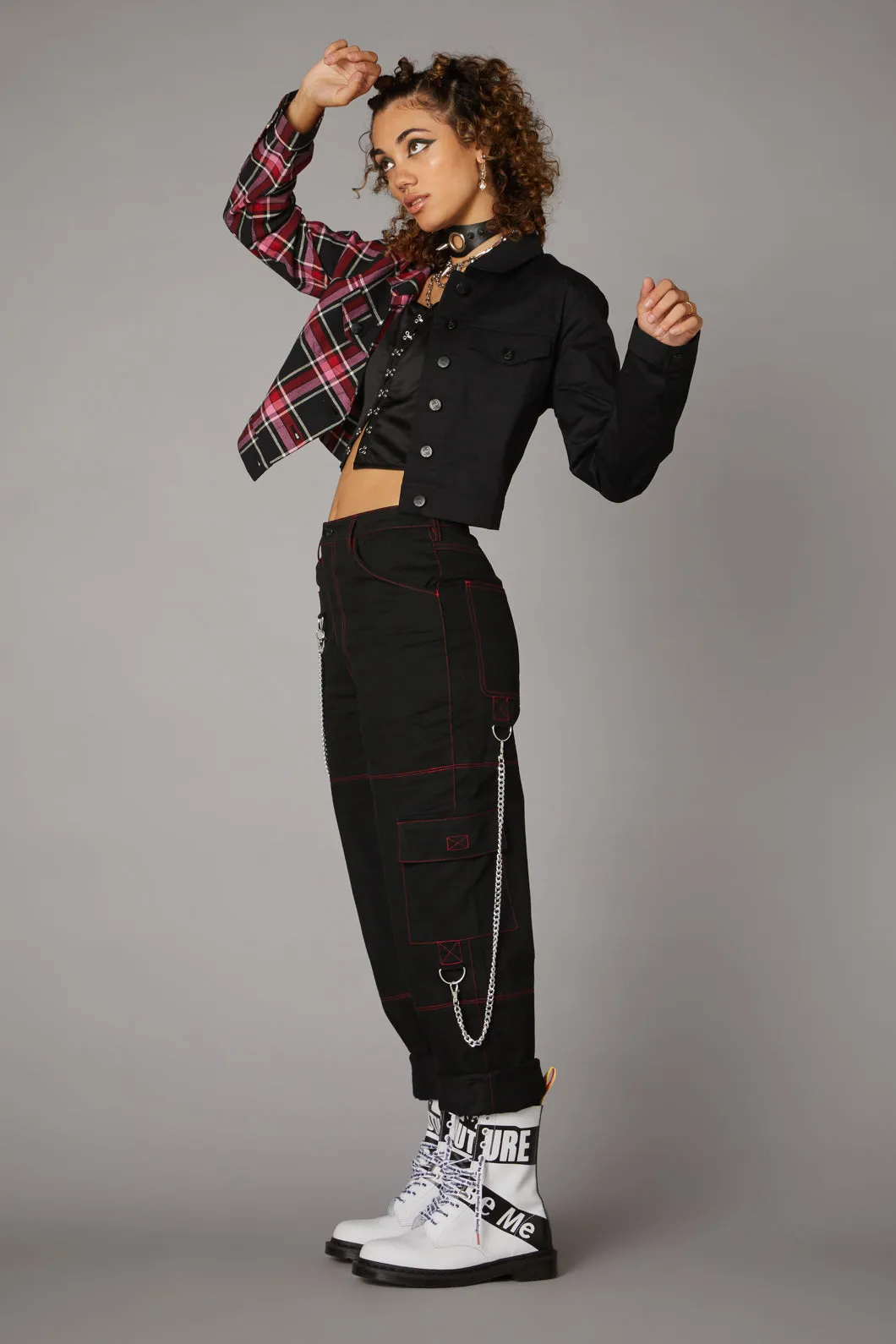 Punk Valentine Tartan Jacket