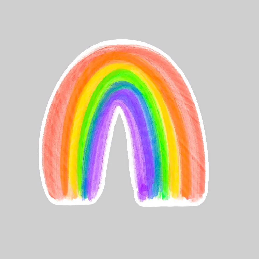 Rainbow Sticker