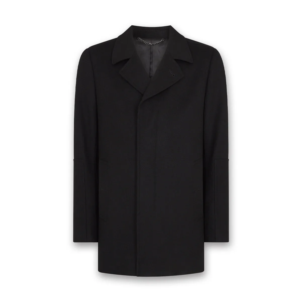 Remus - Lochlan Tailored Overcoat in Black