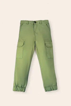 Ribbed Hem Chinos