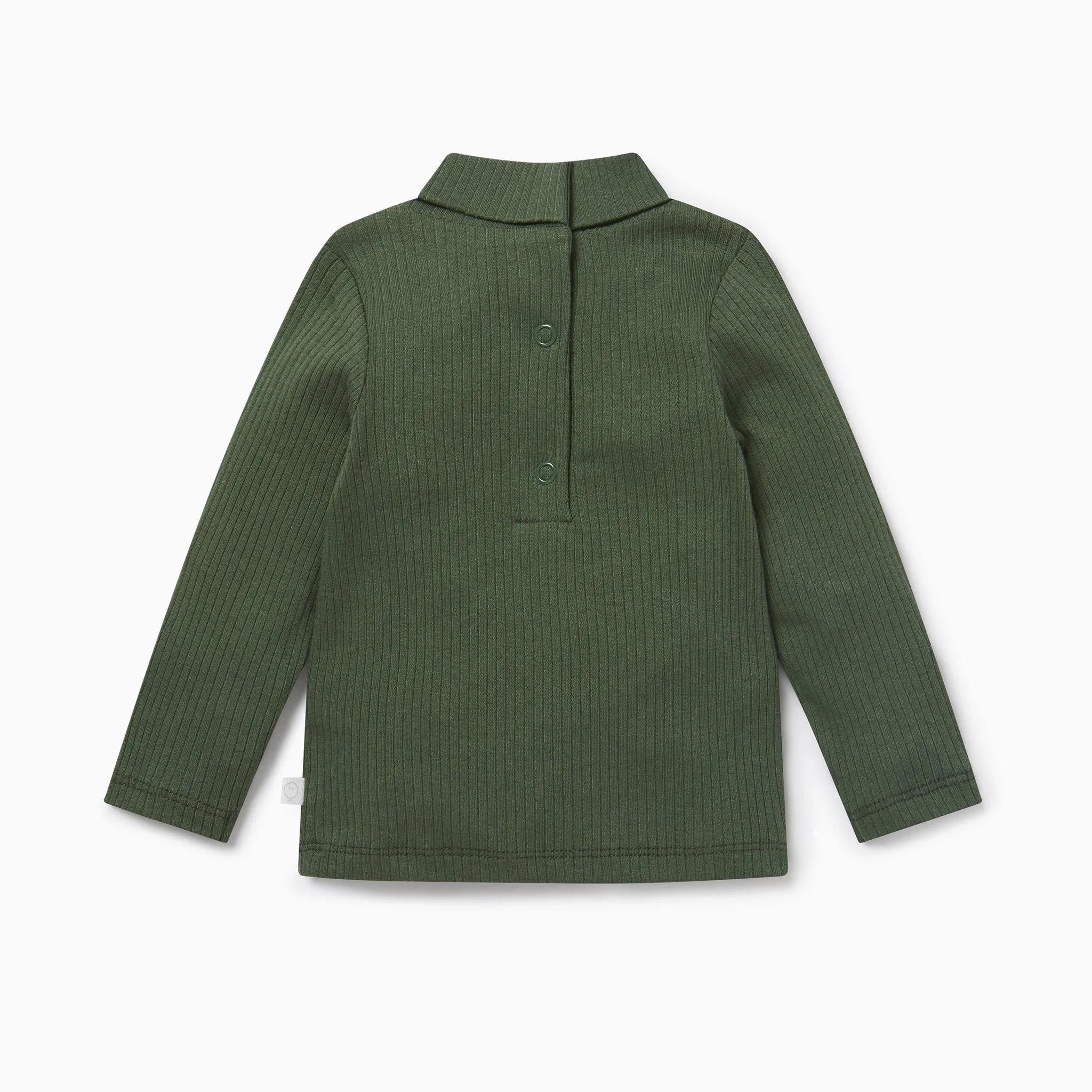 Ribbed Turtleneck Top